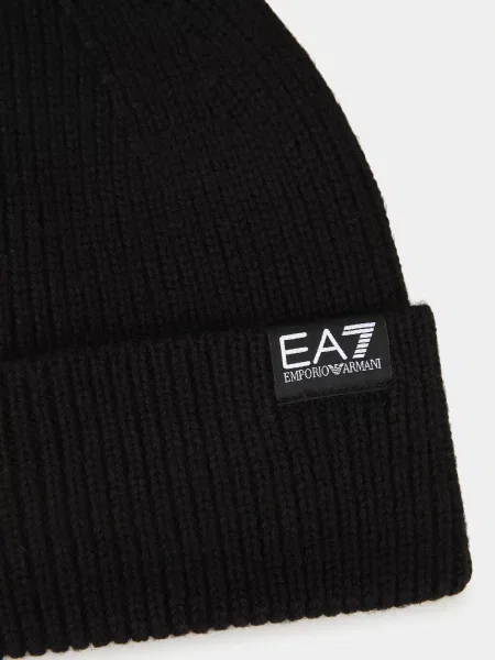 Шапка Ea7 черная