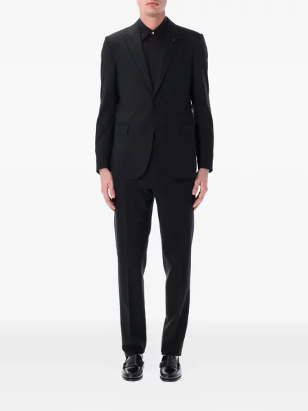 Costum Lardini de costum cu rever negru