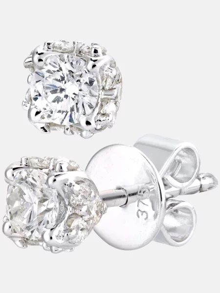 DIAMANT LETERNEL Fülbevalók fehér