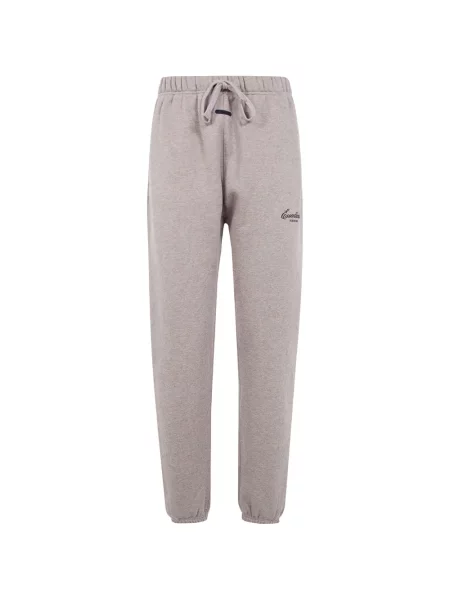 Pantaloni Fear Of God Essentials cu imagine alergare gri