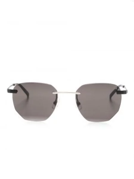 Ochelari de soare Dunhill cu imprimeu geometric negru