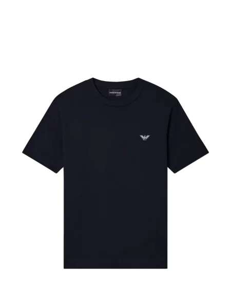 Tricou Emporio Armani cu autograf albastru
