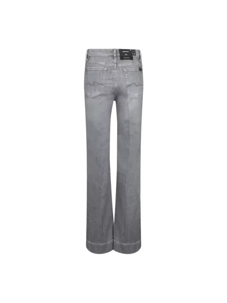 Jeansy dzwony 7 For All Mankind dzwony szare
