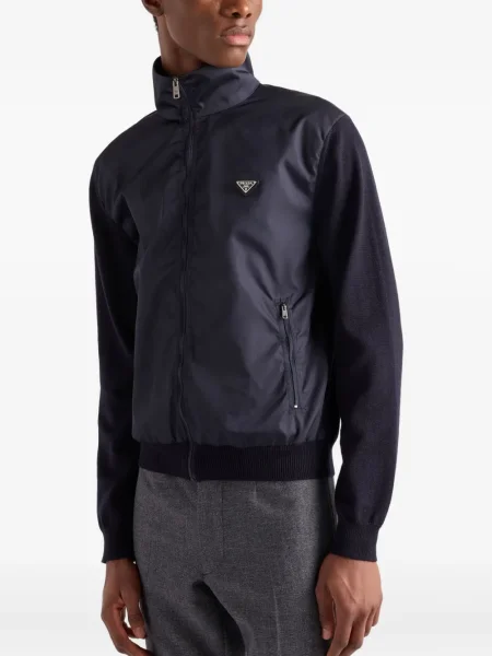 Cardigan Prada de lână albastru