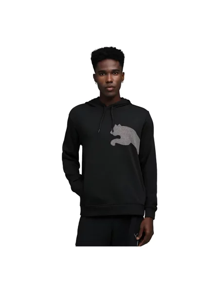 Bluza z kapturem Puma z kapturem czarna