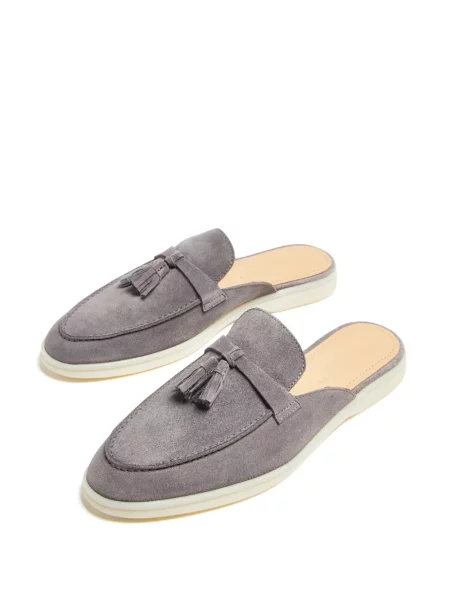 Papuci tip mules Scarosso gri