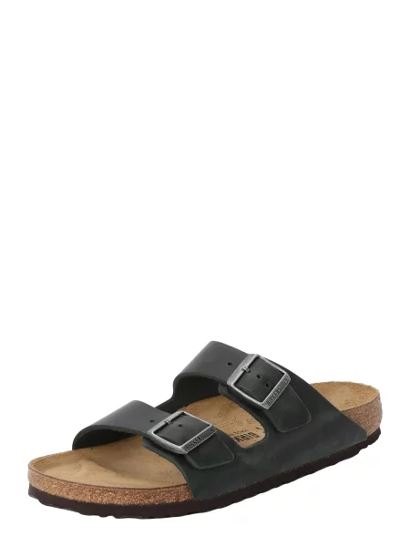 Birkenstock De piele șlapi Arizona BS | narrow fit verde