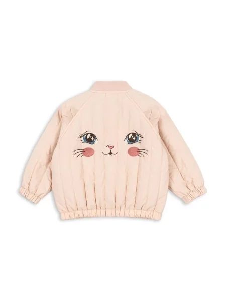 Konges Sløjd Detská bunda bomber JUNO KITTY BOMBER JACKET ružová