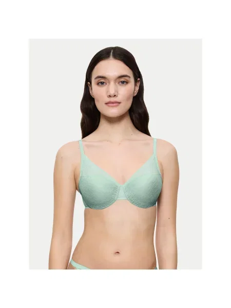 Triumph Σουτιέν με μπανέλα Signature Sheer WHP EX πράσινο