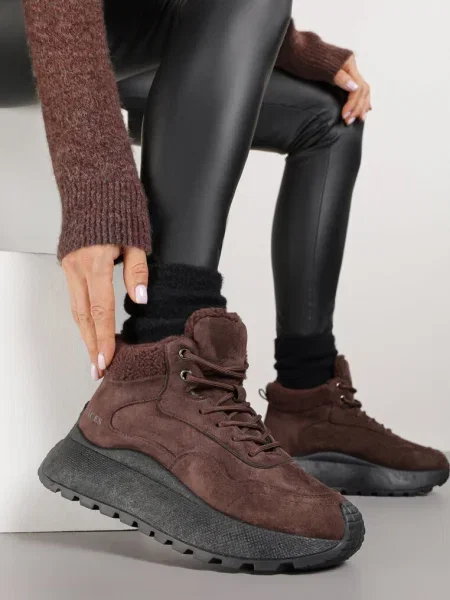 Botine Lanite maro