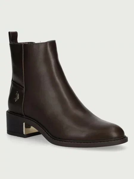 U.S. Polo Assn. botine pentru femei maro