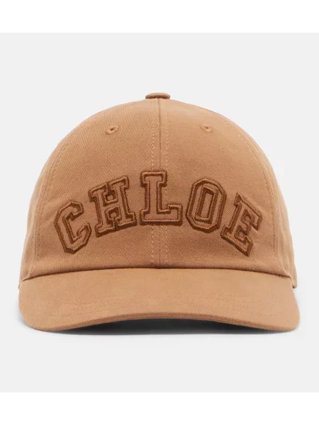 Șapcă Chloé din canvas maro