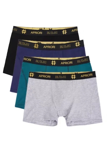 Набір трусів APRIORI світло-сірий/меланж сірі