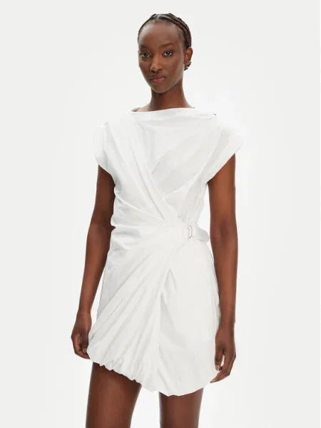 PINKO Rochie cocktail Elliot alb