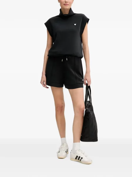 Tricou Guess cu autograf negru