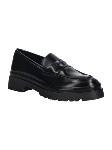 Loafersy Gant skórzane czarne