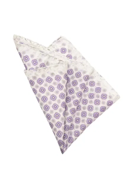 Reversibil fular Elizabetta alb