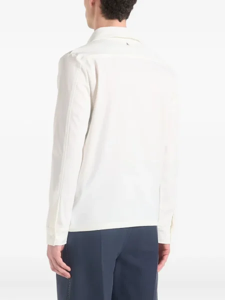 Сатенена риза Manière De Voir бяло