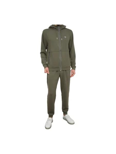 Bluza rozpinana Emporio Armani Ea7 zielona