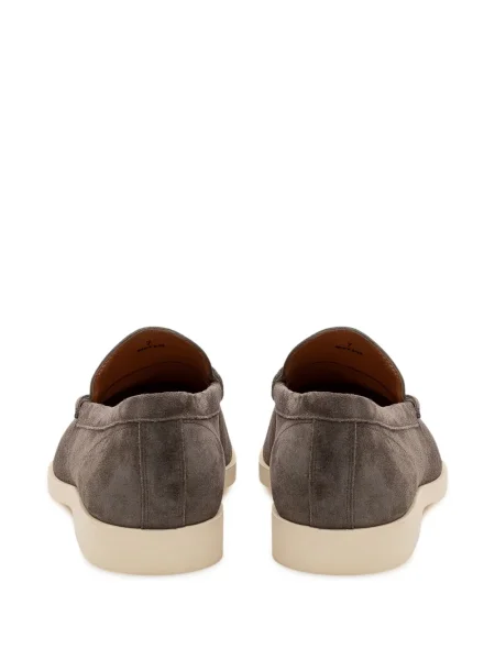 Loaferice Tod's od brušene kože siva