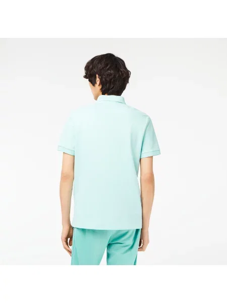 Lacoste Koszulka Polo Smart Paris Z Elastycznej Bawełny zielona