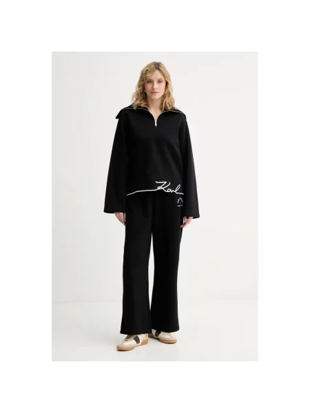 Bluza rozpinana Karl Lagerfeld czarna