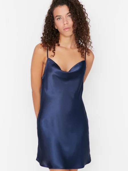 Trendyol Negližé indigo modrá