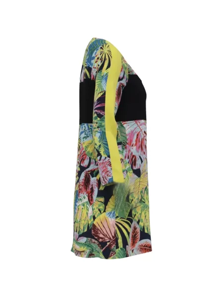 Rochie mini Bcbg Max Azria cu imagine cu imprimeu tropical negru