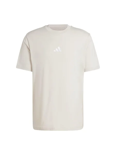 ADIDAS SPORTSWEAR Funkční tričko Essentials šedobéžová bílá