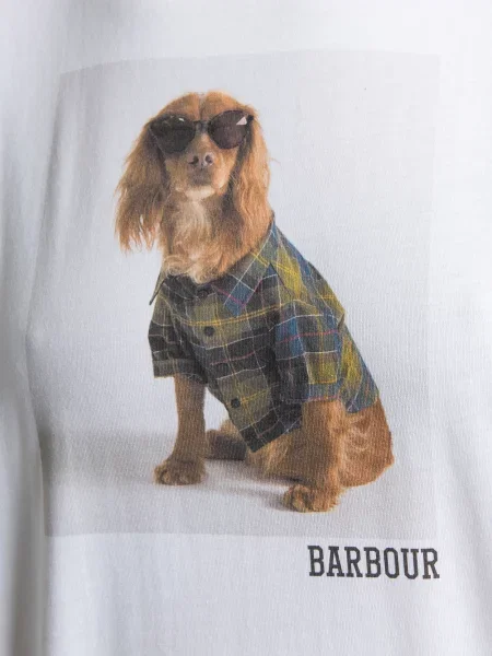 Футболка Barbour біла