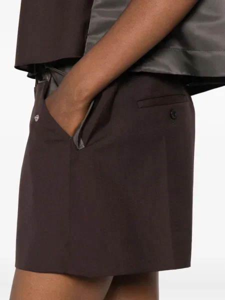 Pantaloni scurți Sacai maro