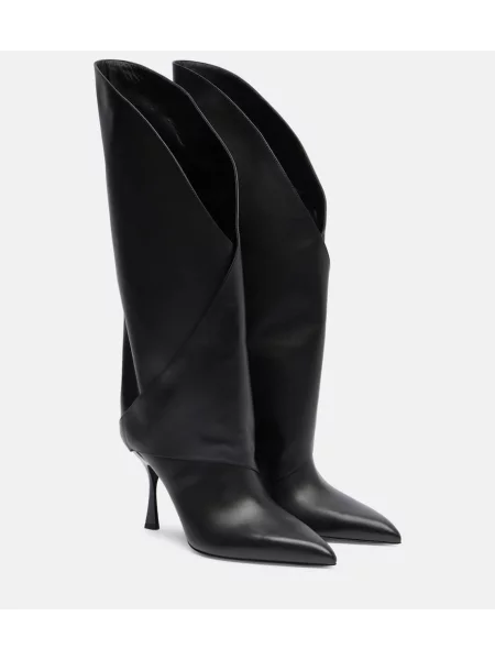 Cizme Balmain din piele negru
