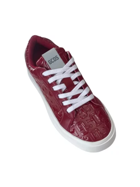 Sneakersy Gcds skórzane czerwone