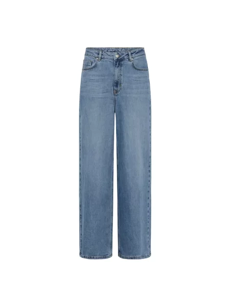 Szerokie jeansy My Essential Wardrobe niebieskie