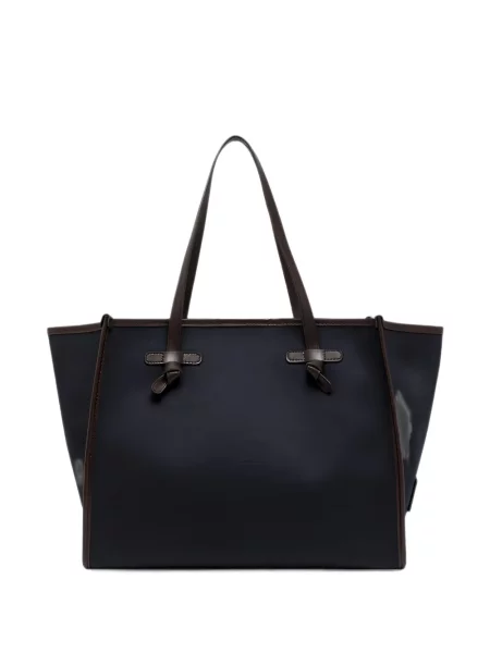 Geantă shopper Gianni Chiarini din piele albastru