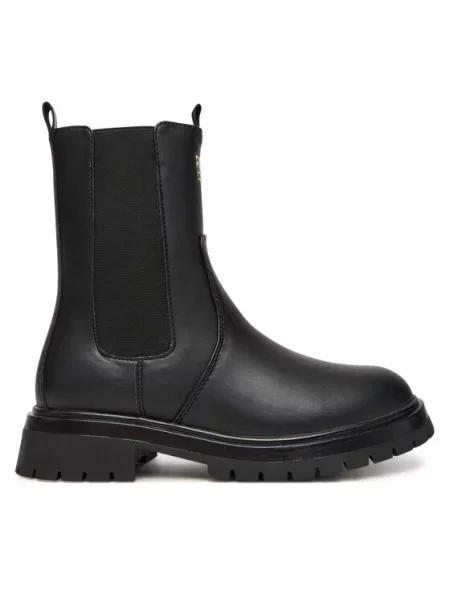 Škornji Tommy Hilfiger D črna