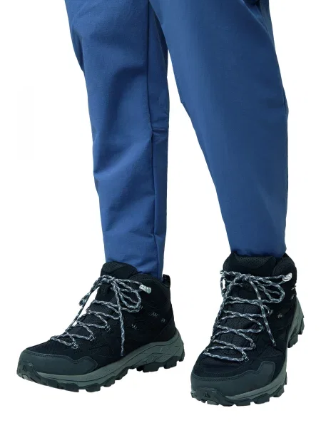 Кожаные ботинки Jack Wolfskin серые