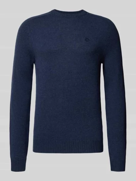 Sweter z dzianiny o kroju regular fit z czystej wełny Mcneal