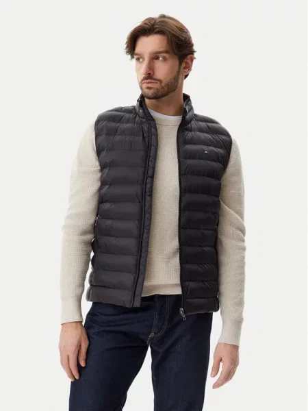 Tommy Hilfiger Telovnik Core Packable črna