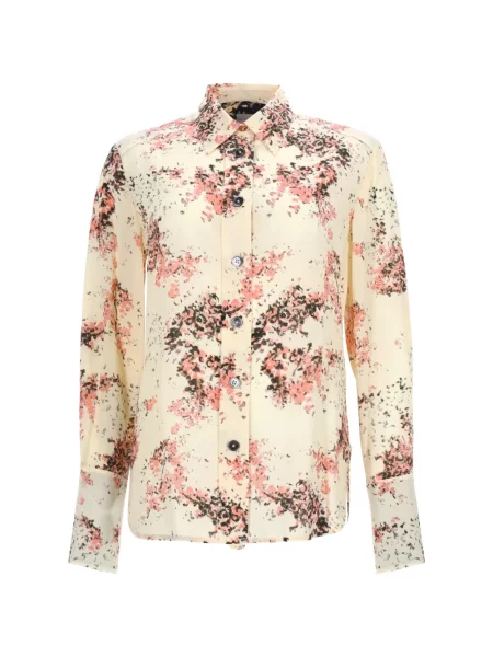 Gėlėta raštuota marškiniai Paul Smith balta