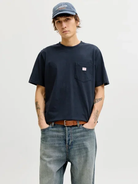 JACK & JONES Tricou JPRBLUCALEB noapte albastru