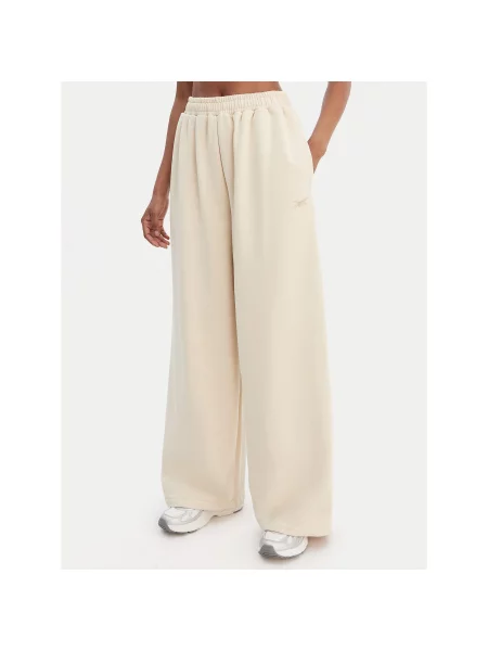 Reebok Spodnji del trenirke Reebok x Ewa Chodakowska Wide Leg bež