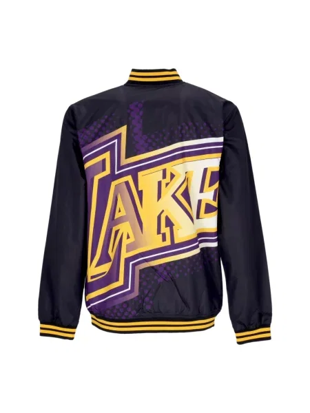 Kurtka bomber Mitchell & Ness fioletowy