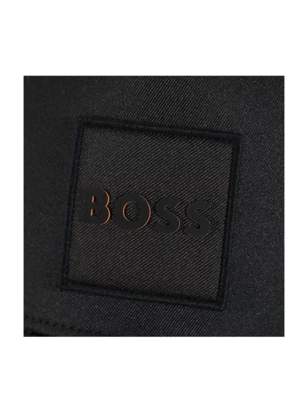 Czapka z daszkiem i naszywką z logo model ‘Elliot’ Boss Orange czarna