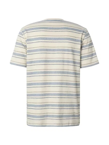 INDICODE JEANS Póló Eron ekrü / galambkék barna