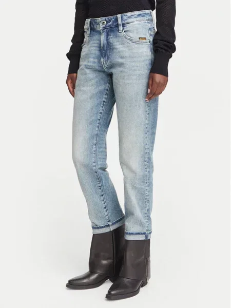G-Star Raw Blugi Loux deschis Boyfriend Fit albastru