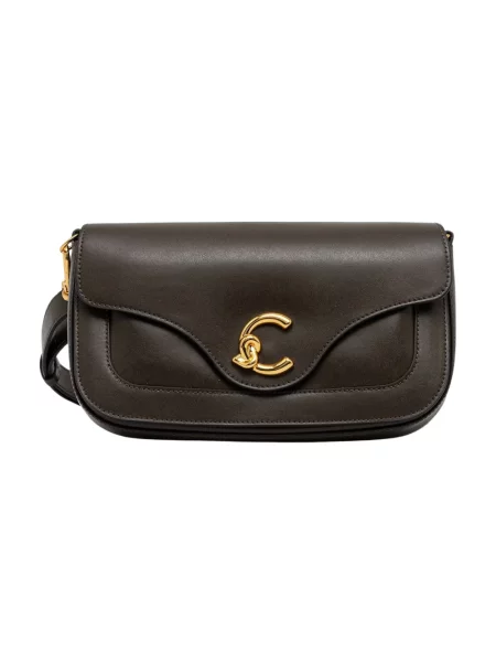 Torebka crossbody Coccinelle skórzana zielona