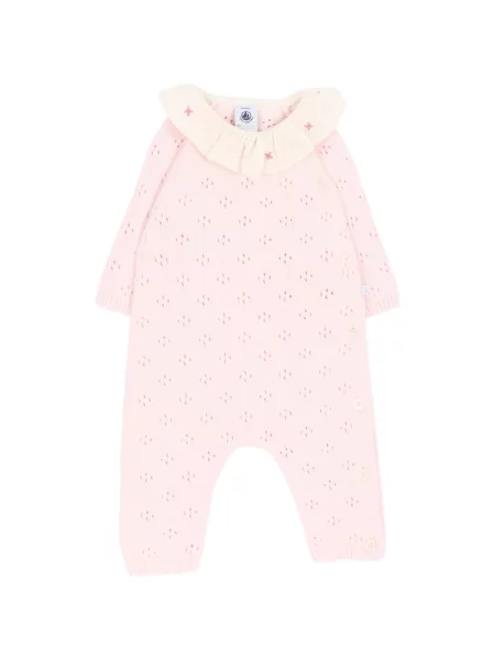 Kombinezon dziecięcy Petit Bateau różowy