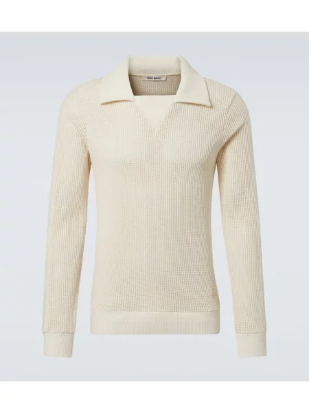 Polo Wales Bonner plasă alb