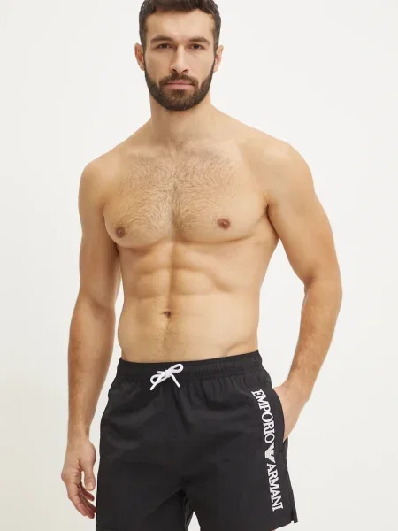 Плувни шорти Emporio Armani Underwear черно
